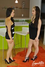 LegsUltra - Felicity and Mia at the Bar